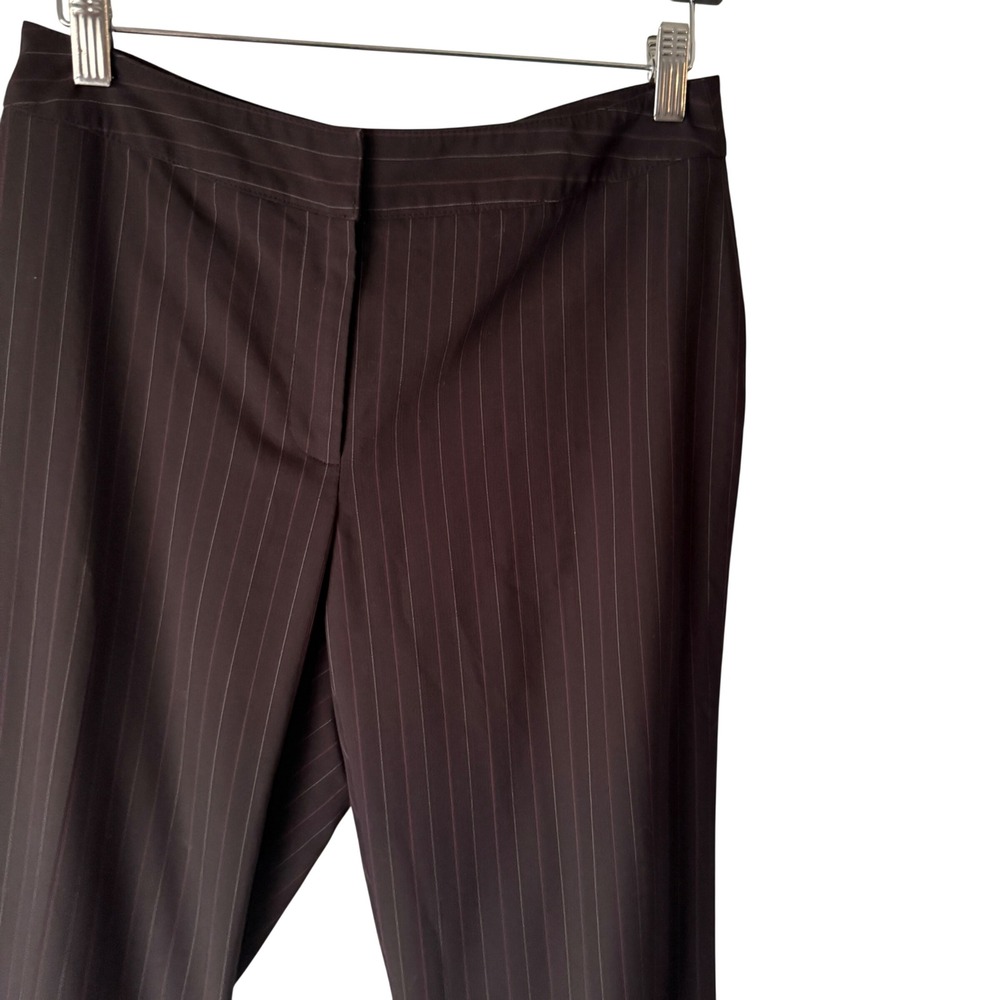 Style Co Y2k Womens 6 Black Pinstripe Stretch Dress Pants Interview Outfit Women